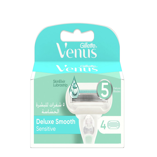 شفرات الحلاقة جيليت فينوس 5 شفرات للبشرة الحساسة 4...