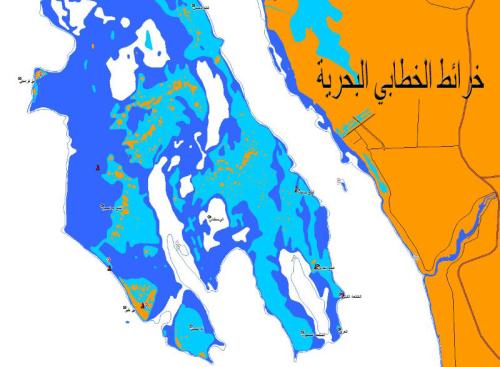 خرائط الخطابي البحرية