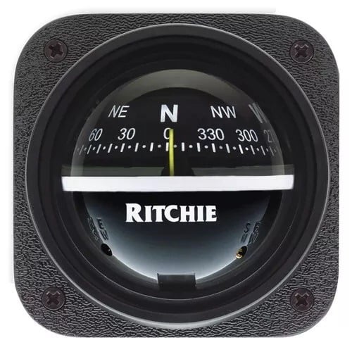 بوصلة بحرية ريتشي الامريكية حفر على الجانب Ritchie...