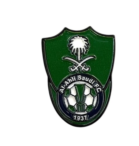 ملصق / ستيكر معدني شعار الاهلي