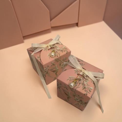 2 بوكس توزيعات لون مشمشي