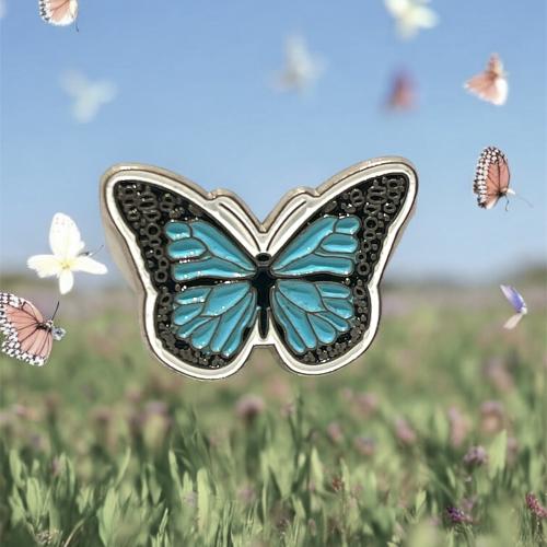 ملصق / ستيكر معدني فراشة