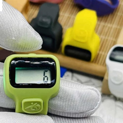 خاتم تسبيح المرن بدون اضاءه 24 / 48 حبة الوان عشوا...