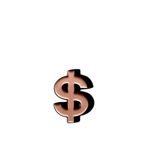 ملصق معدني $