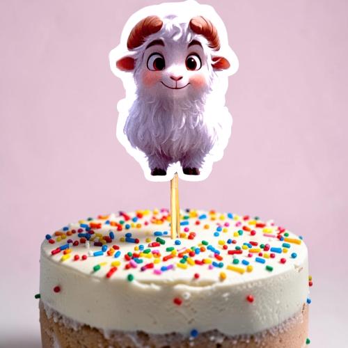 12/ 96 قطعة تغريسه ميني للمناسبات والاعياد خروف