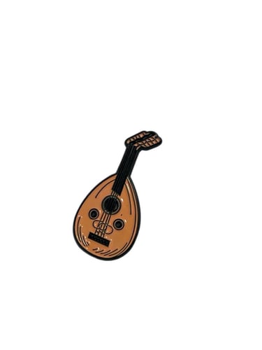 ملصق معدني عود طرب