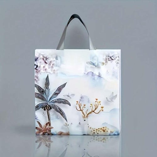 كيس بلاستيك رسمه غزال