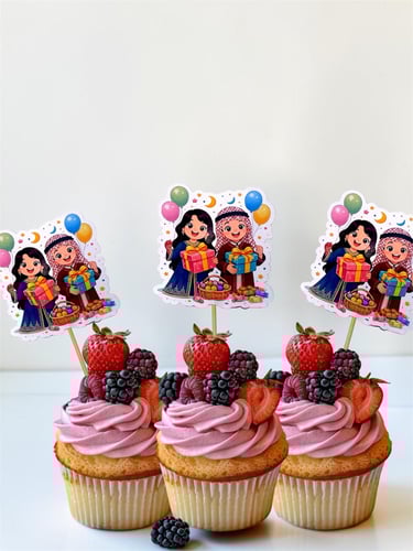 12/ 96 قطعة تغريسه ميني للمناسبات والاعياد فتاة و...