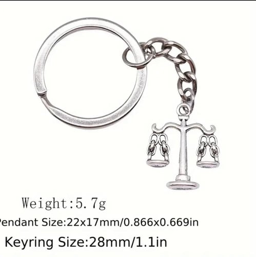 ميدالية مفاتيح بشكل ميزان ⚖️