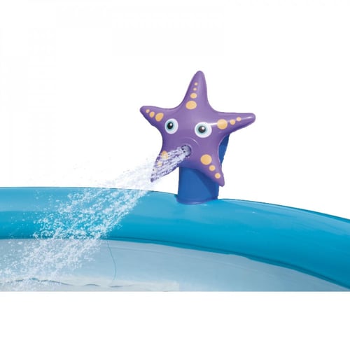 مسبح اطفال نفخ دائري نجم البحر مع رشاش مائي 152×15...