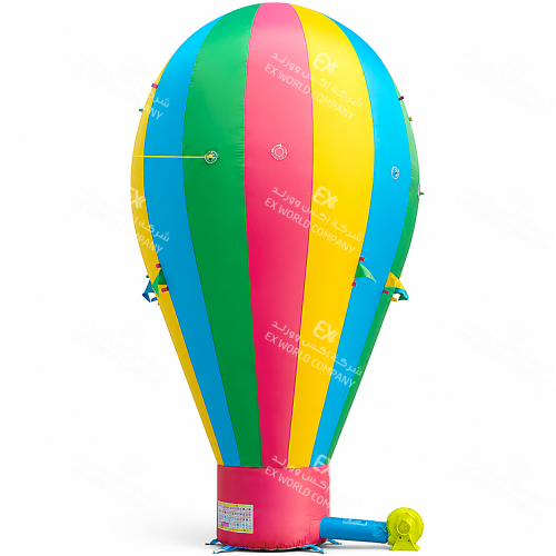 Colorful air balloon 7 meters, circumference 11 meters
