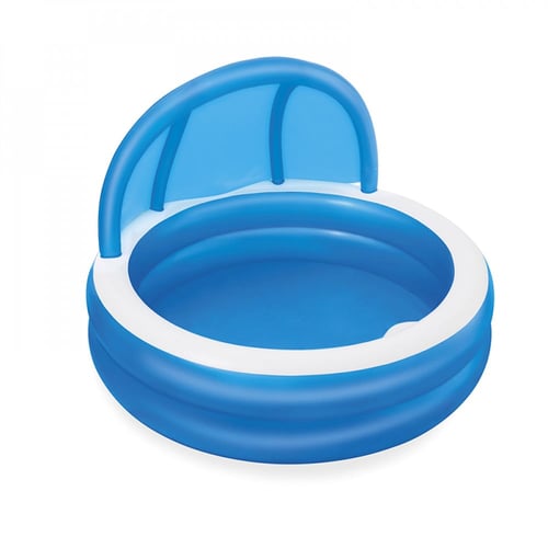مسبح اطفال نفخ دائري طبقتين مع مظلة وجلسة 2.41×2.4...