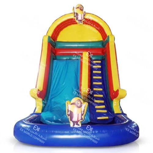Minions water slide with ladder 6×4×6 meters