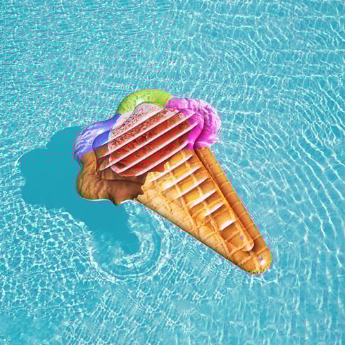 فرشة سباحة نفخ جلسة استرخاء ايس كريم 1.88×1.30متر