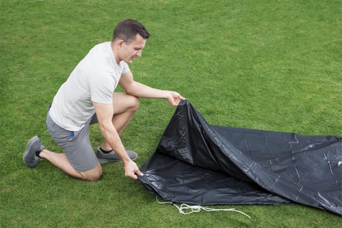 غطاء مسابح أعمدة دائري 4.60متر