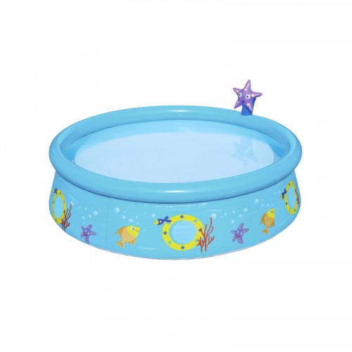 مسبح اطفال نفخ دائري نجم البحر مع رشاش مائي 152×15...
