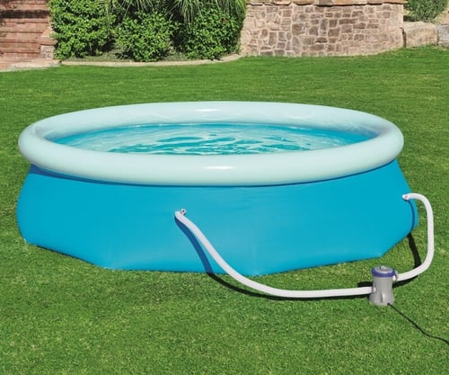 مسبح طوق نفخ ازرق مع فلتر 3.05×3.05×0.76متر يتسع 6...