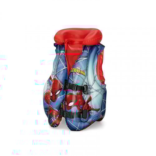 جاكيت سباحة اطفال نفخ اسبيدر مان 51×46سم