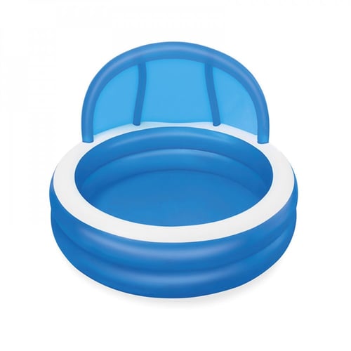 مسبح اطفال نفخ دائري طبقتين مع مظلة وجلسة 2.41×2.4...