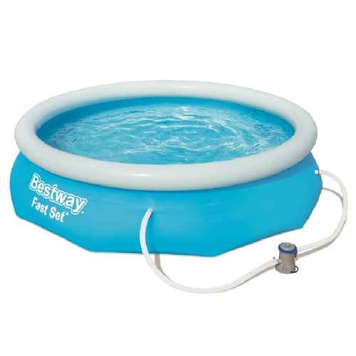 مسبح طوق نفخ ازرق مع فلتر 3.05×3.05×0.76متر يتسع 6...
