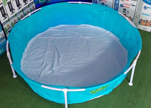 مسبح اطفال شراع دائري اعمدة أزرق 1.52×1.52×0.38متر...