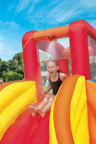 زحليقة مائية مع حوض الملاهي 3.66×3.37×2.41 متر تتح...