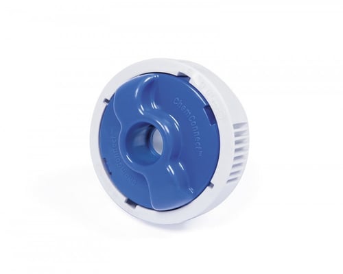 مسبح اعمدة دائري بني مع فلتر برأسين وسلم وغطاء وحا...