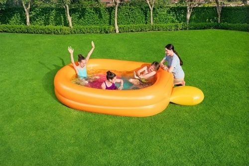مسبح اطفال نفخ مستطيل طبقتين المصاصة 3.02×1.70×0.5...