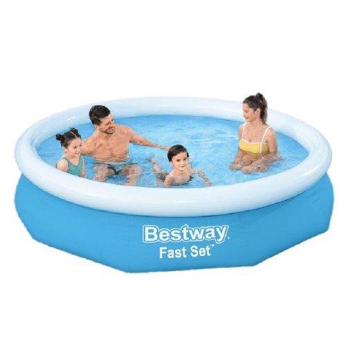 مسبح طوق نفخ ازرق 3.05×3.05×0.66متر يتسع 5 اشخاص