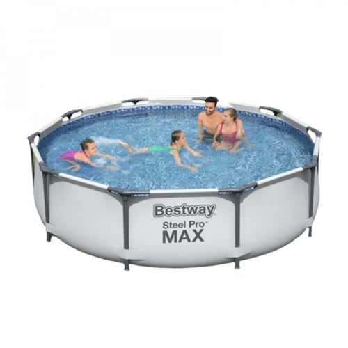 مسبح أعمدة دائري رصاصي مع فلتر 3.05×3.05×0.76متر ي...