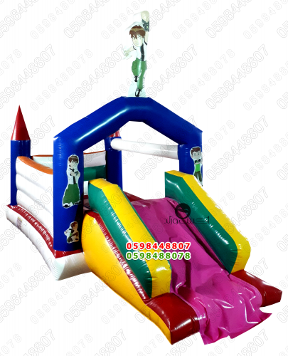 نطيطة مع زحليقة 6متر×3.70متر
