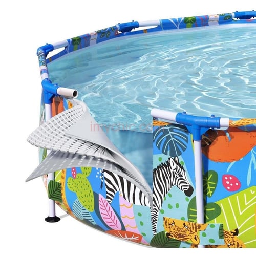 مسبح اعمدة دائري ملون مطبوع الوان الغابة 3.05×3.05...