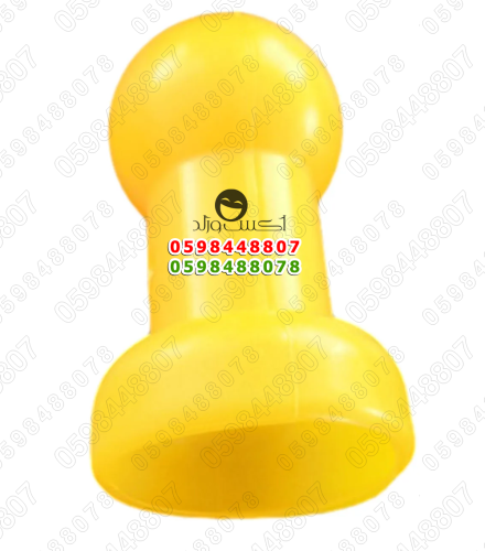 غطاء عمود حامي شبك نطيطة ترامبولين لون أصفر