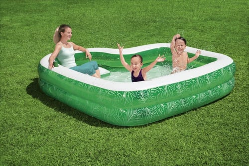 مسبح اطفال نفخ متعرج طبقتين شجري مع جلسة 231×231×5...