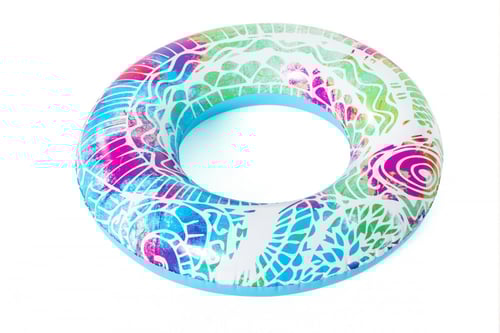 كفر سباحة نفخ لامع ملون 91سم