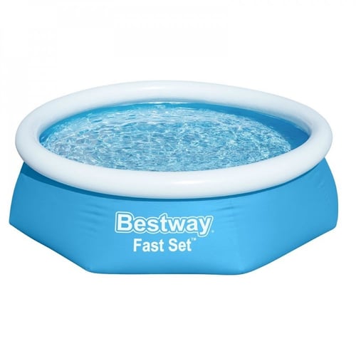 مسبح طوق نفخ ازرق 2.44×2.44×0.66متر يتسع 4 اشخاص