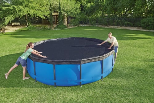 غطاء مسابح أعمدة دائري 4.60متر