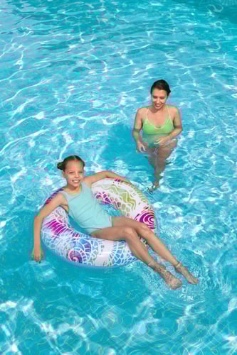 كفر سباحة نفخ لامع ملون 91سم