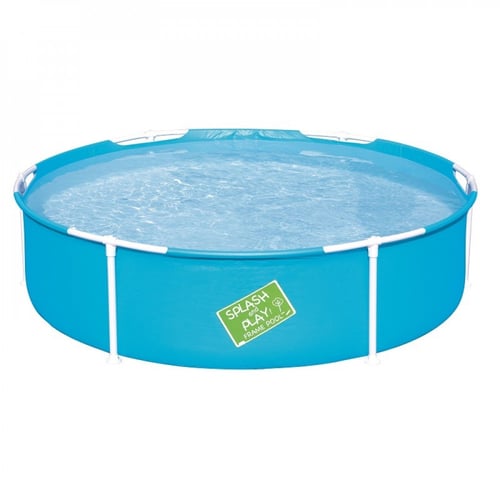 مسبح اطفال شراع دائري اعمدة أزرق 1.52×1.52×0.38متر...
