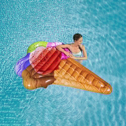 فرشة سباحة نفخ جلسة استرخاء ايس كريم 1.88×1.30متر