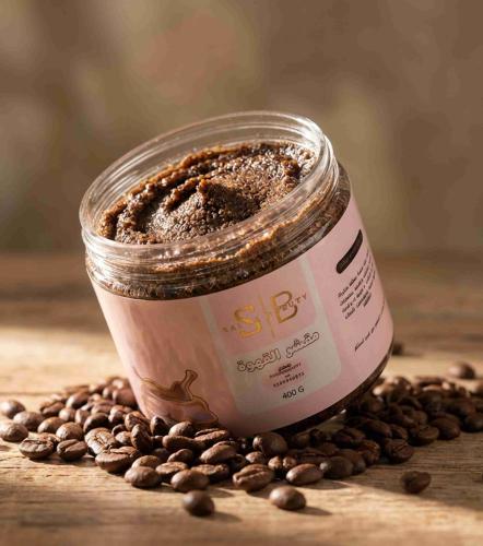 مقشر القهوة الطبيعية