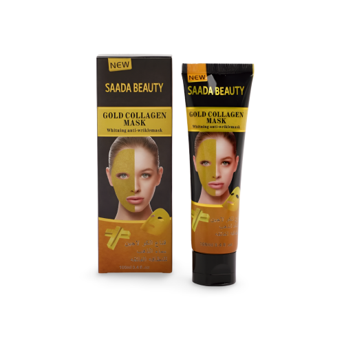 قناع الكولاجين اسود بماء الذهب عصار سعادة بيوتي 10...