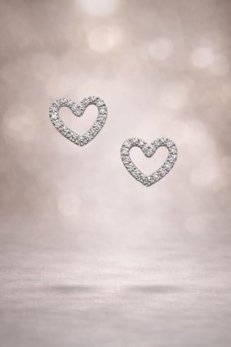 حلق بلمسة الحب – Swarovski