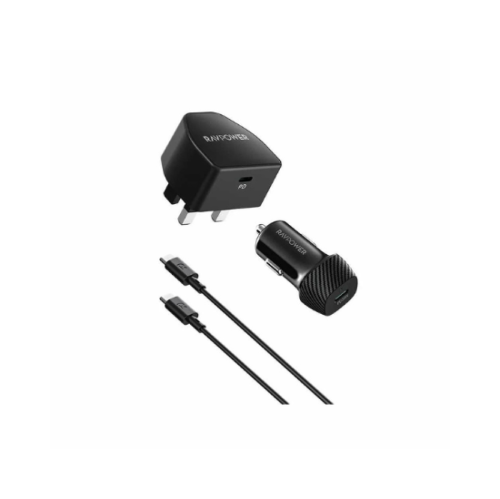 رأس شاحن بيت تايب سي 20 واط + راس سيارة تايب سي +...