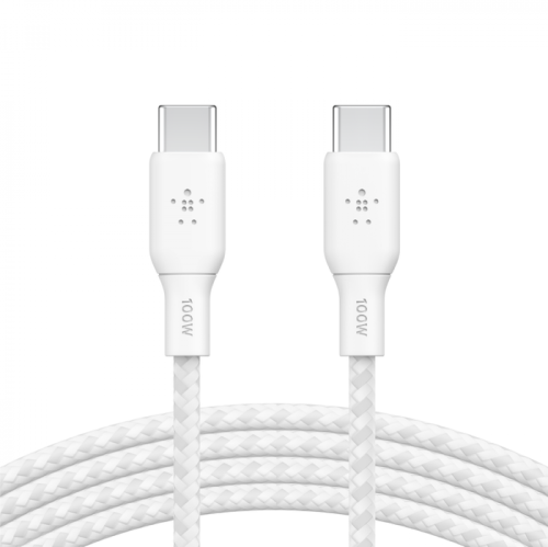 BELKIN سلك تايب سي- تايب سي ابيض