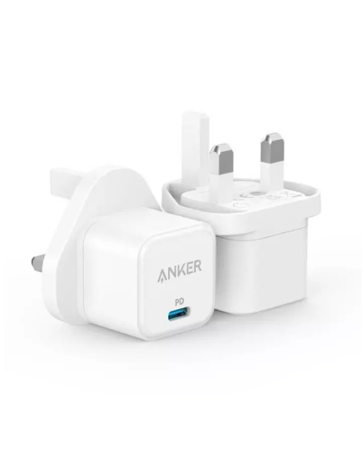 رأس شاحن بيت تايب سي 20 واط ANKER ابيض