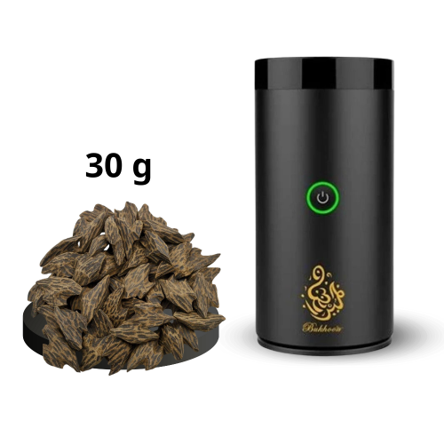 عود تايقر 30 جرام + مبخره الكترونيه متعددة الاستخد...