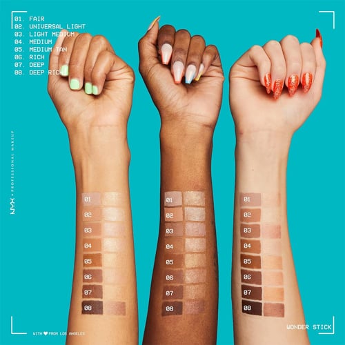 كنتور محدد وجه وإضاءة هايلايتر وندر ستيك من نيكس -...