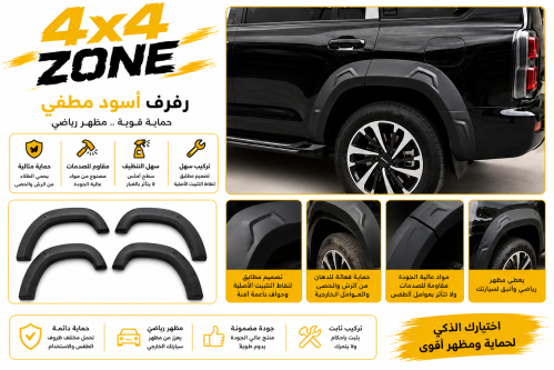 Haval H9 matte fender set