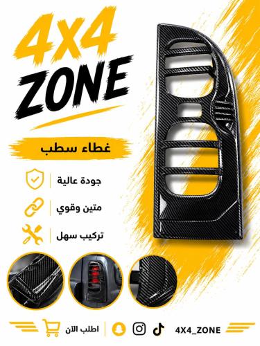Carbon rear light covers 2X